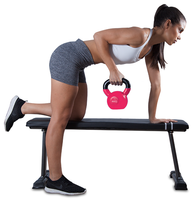 NNEDSZ 4kg Kettlebell Vinyl